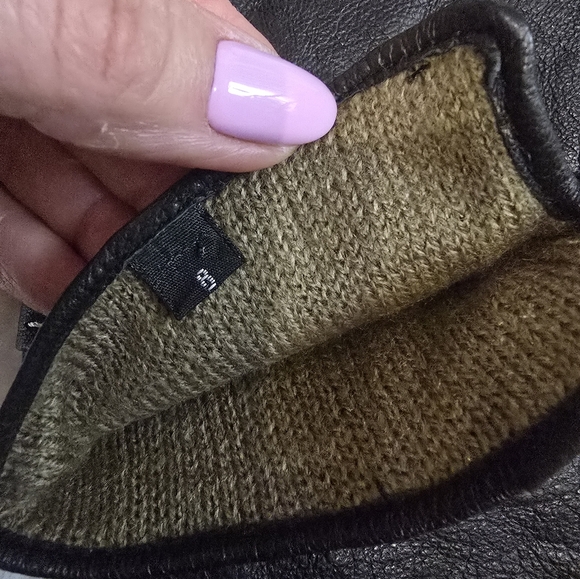 Genuine leather dark shade glows, Size 8, NWT - Picture 4 of 5